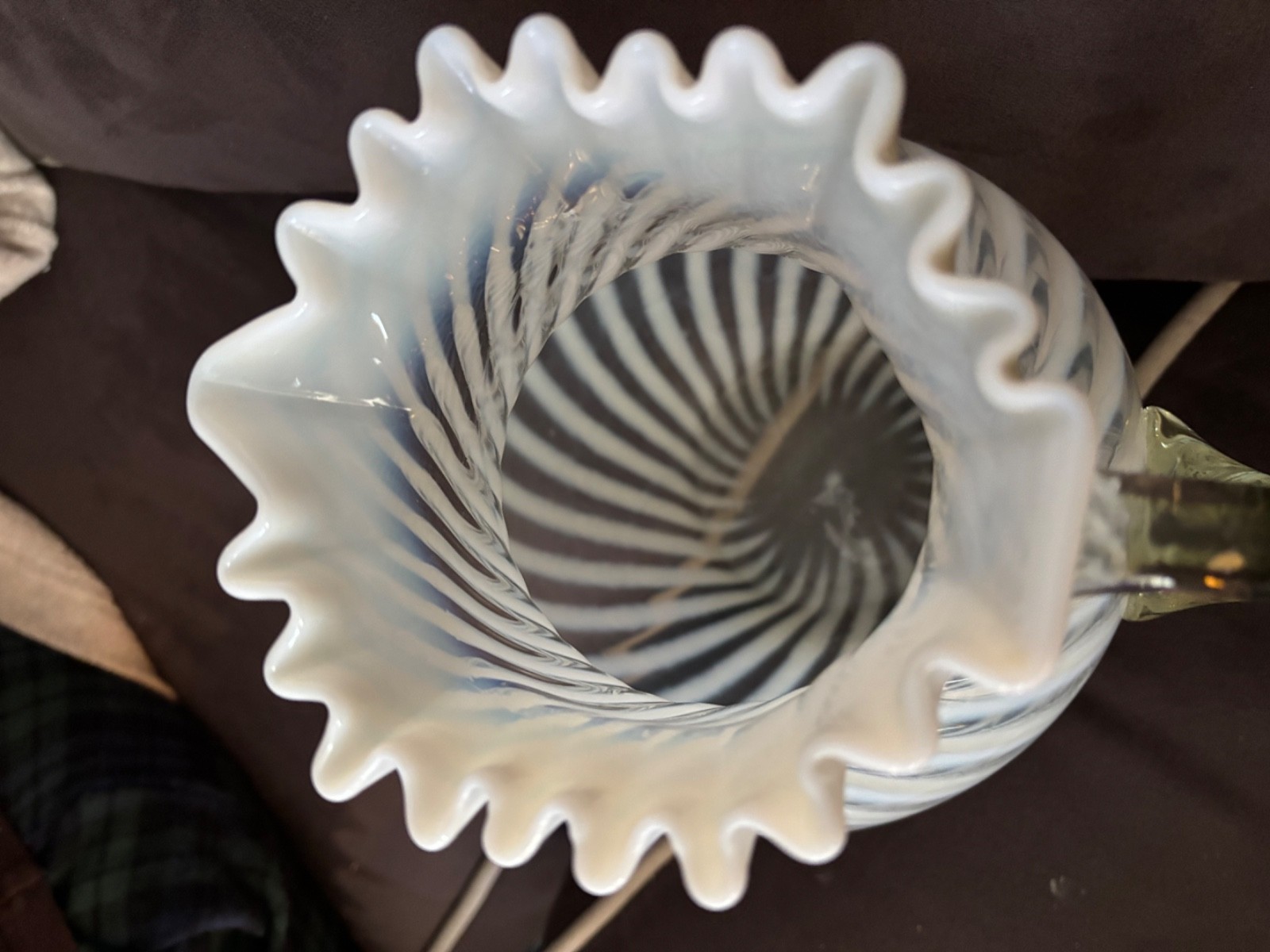 Antique Opalescent Pitcher