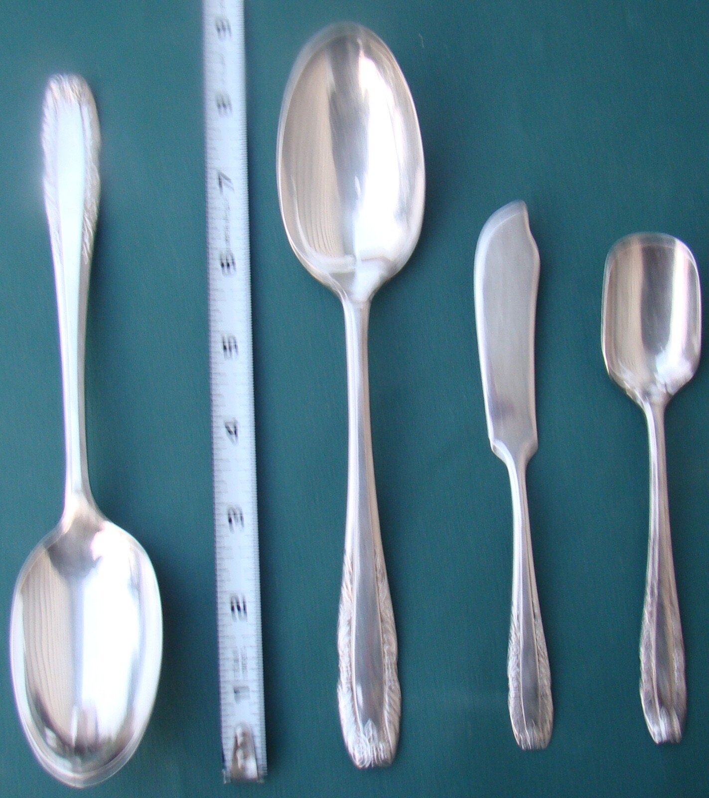 McC. C. Co Kings Plate 4 Serving Pieces McGlashan Clarke & Co Silverplate