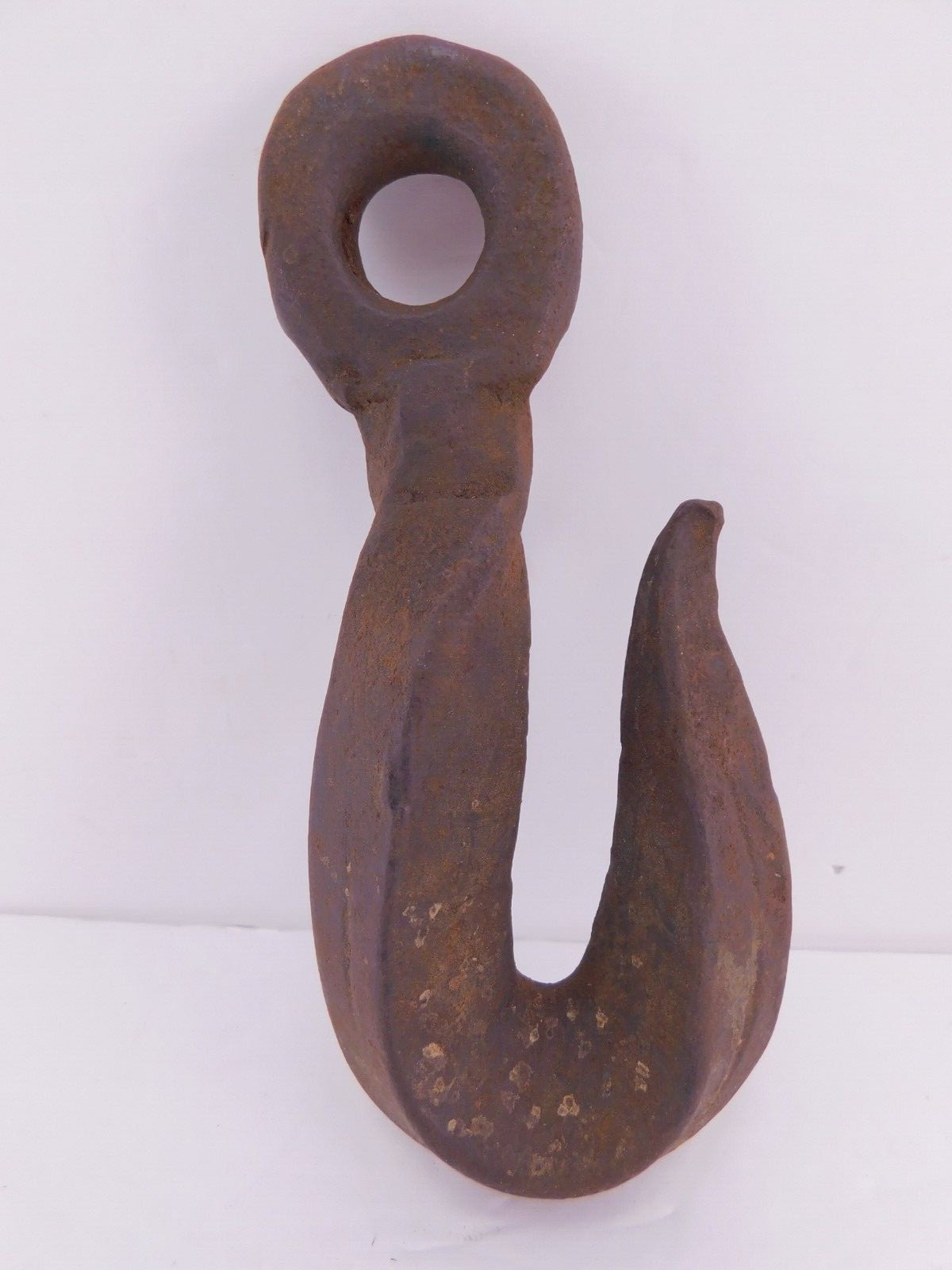 Vintage Large Heavy Duty 7″ Rustic Primitive Iron Hook Metal