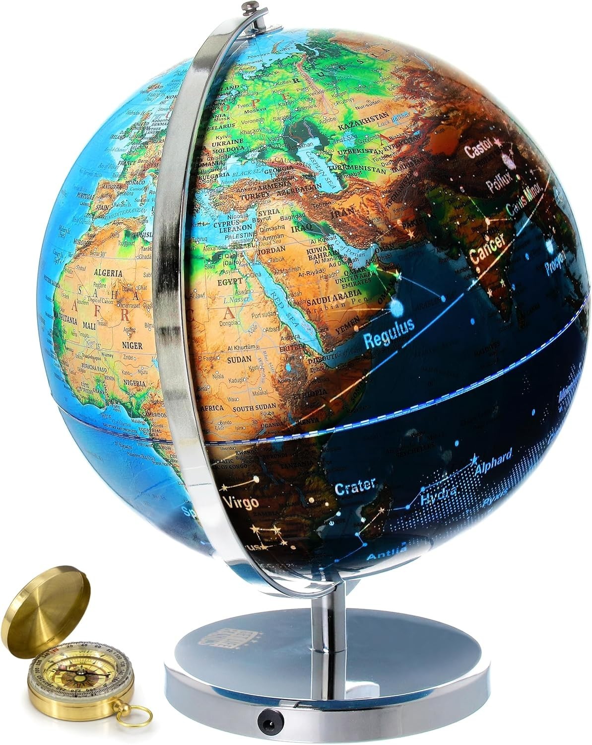 Constellations Map Globe for Exploration