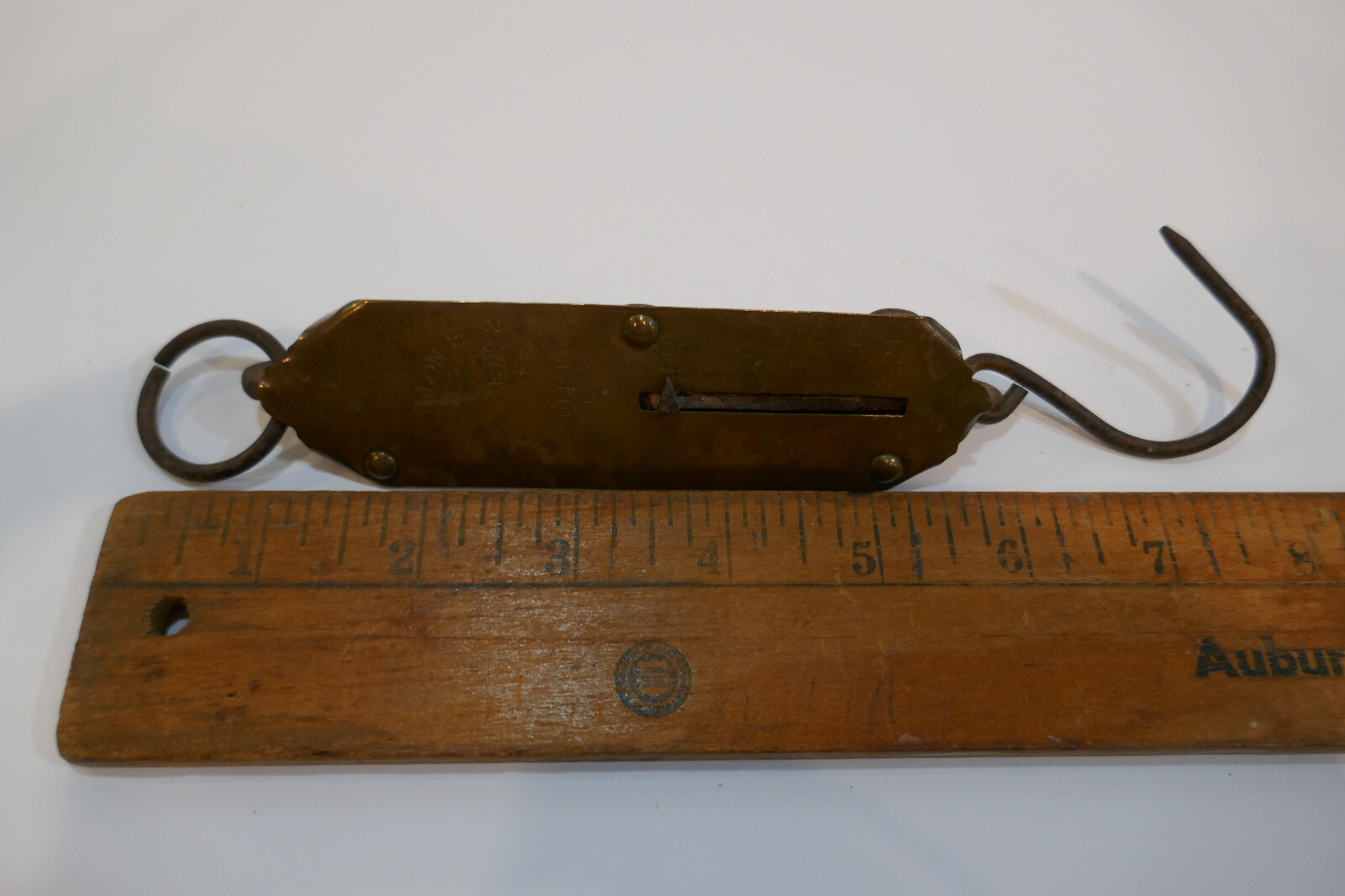Antique Hanging Fish Scale Spring CHATILLONS Balance No. 2 New York