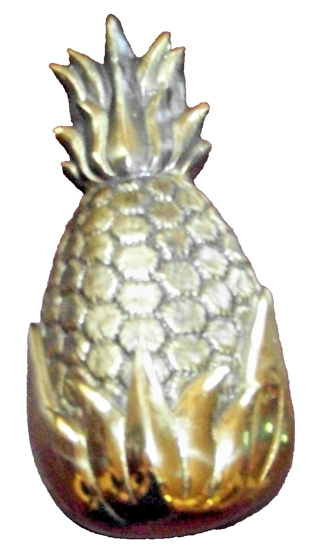 Vintage Solid Brass Pineapple Door Knocker Signed M. Healy ’97 Premium Heavy