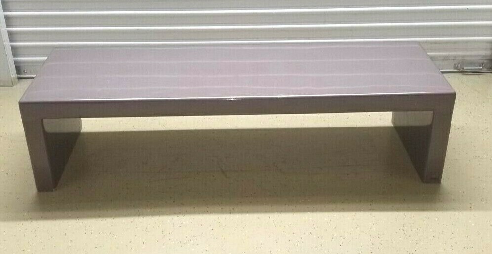 RARE Vintage Mid Century Kagan Parsons Lacquer Waterfall Coffee Table Purple
