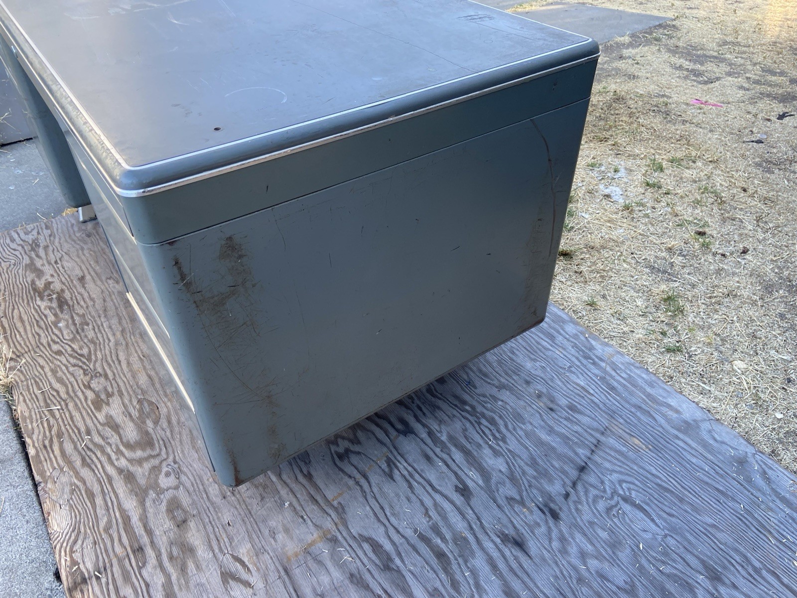 Vintage General Fireproofing Co. Tanker Desk Table- Mid Century