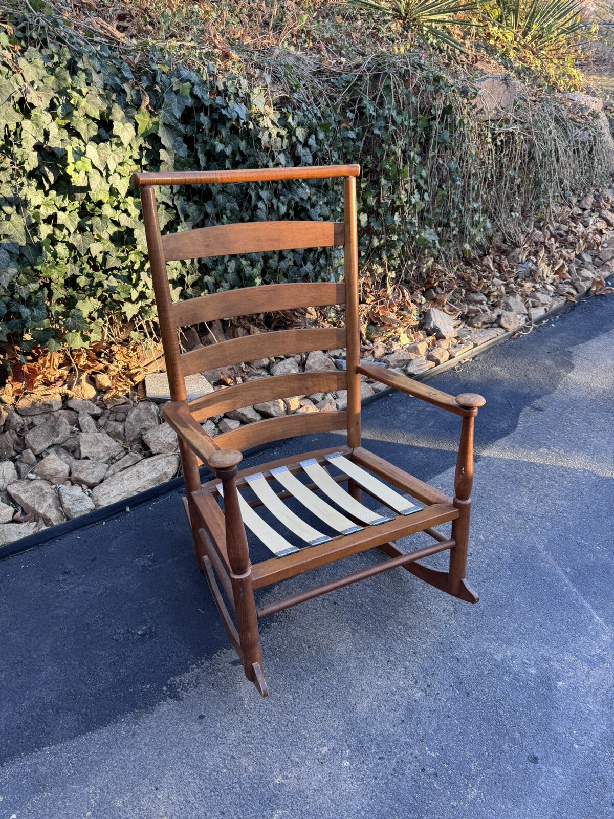 Rare, MCM Solid Wood Rocking Chair – Tell City Chairs, JB VanSciver Co.