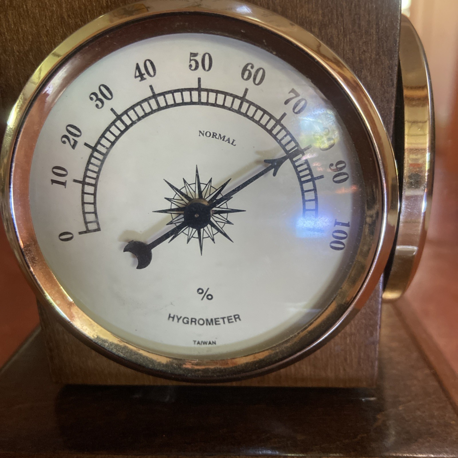 Replogle 9″ Globe Weather Watch World Classic Series Barometer Thermometer Wood