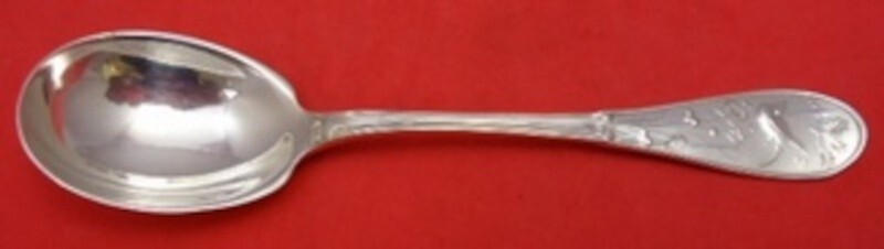 Audubon by Tiffany and Co Sterling Silver Sugar Spoon 6″ Serving Heirloom