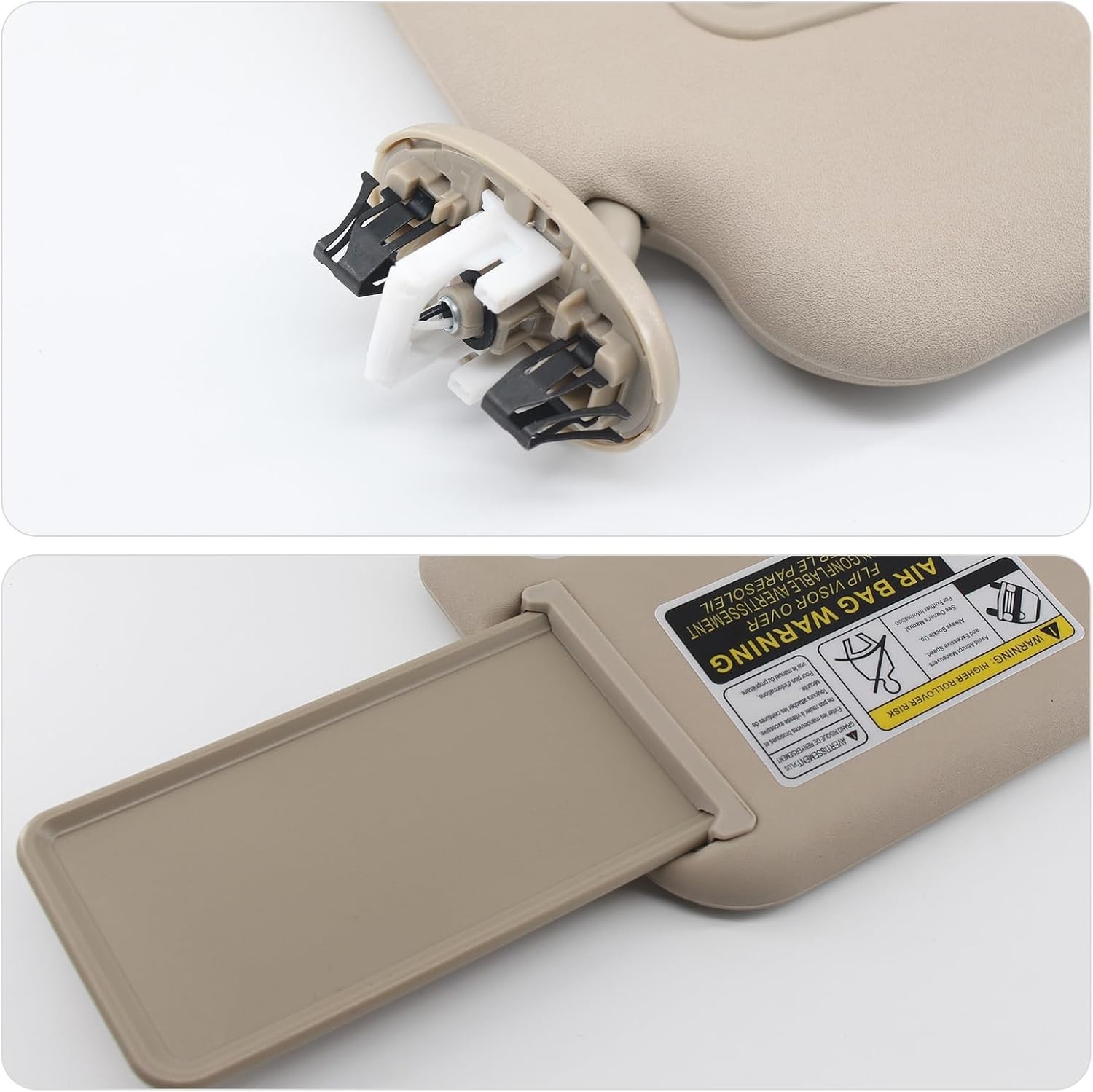 Left Driver Side Sun Visor Compatible with RAV4 2006 2007 2008 2009 2010 2011 20