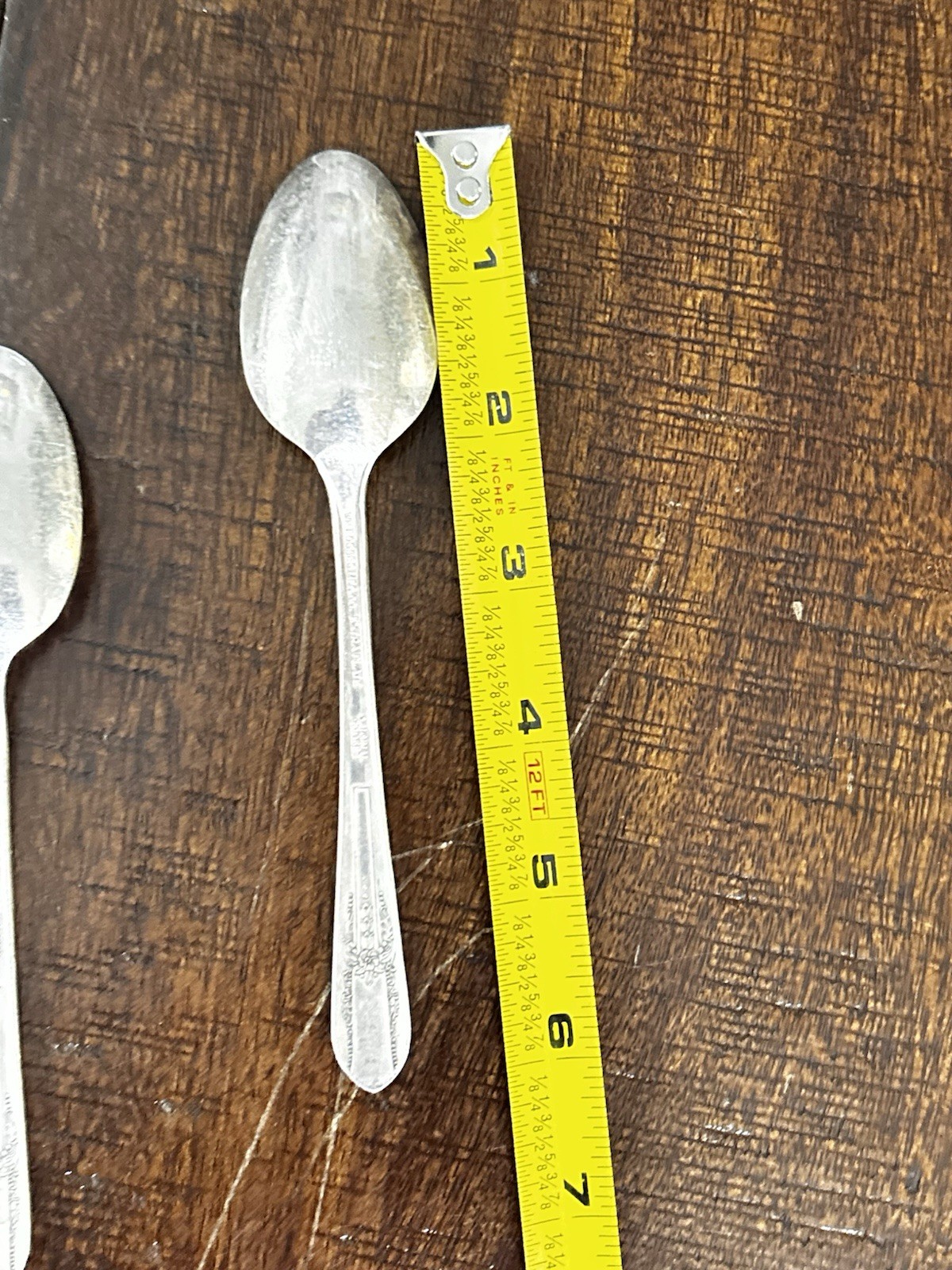 Ww Rogers Mfg Co Extra Silver plate Reflections Set Of 7 Teaspoons 1939