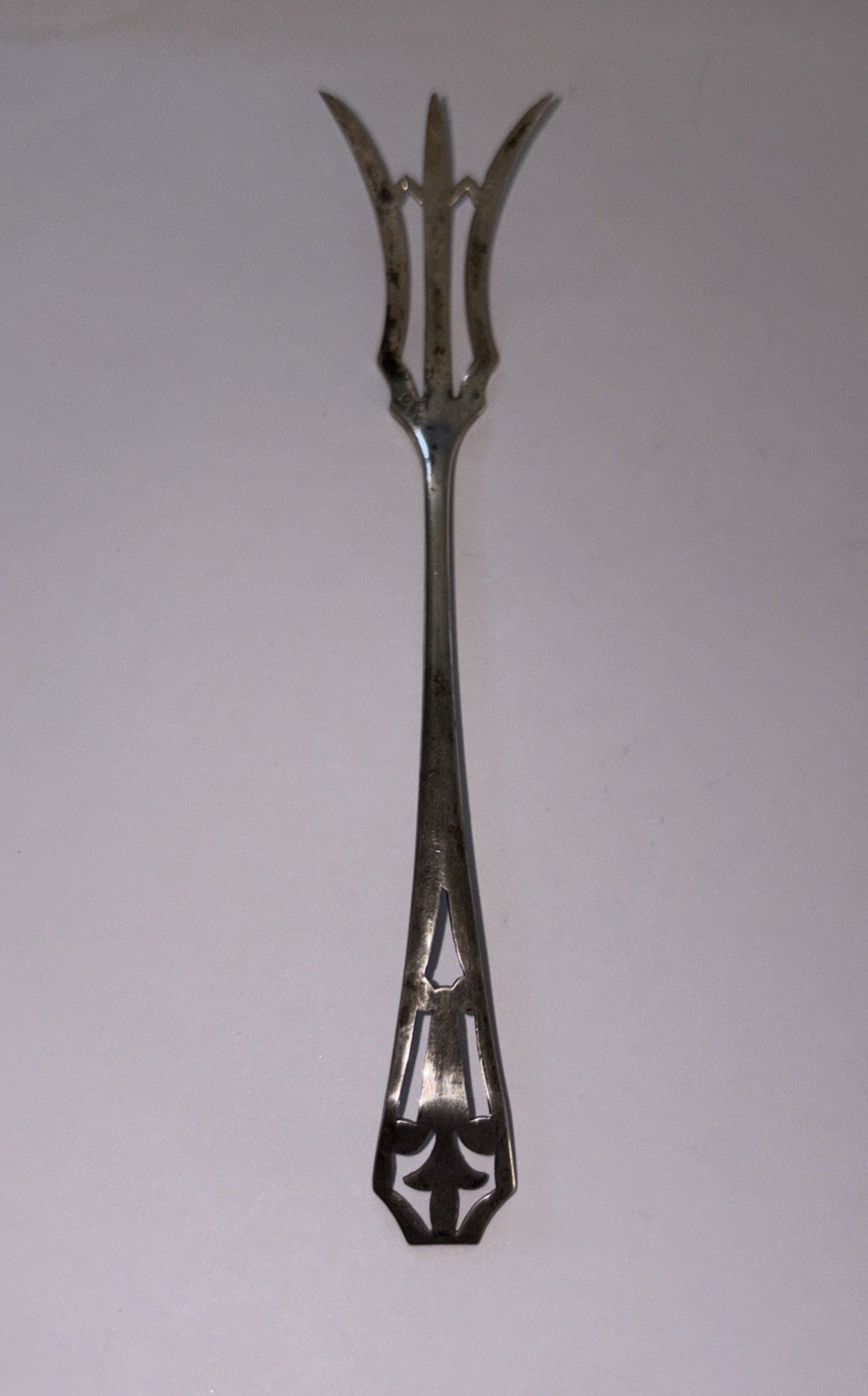 Sterling Lemon Pickle Fork 5 Inch Antique Vintage Sterling Silver 6 Grams