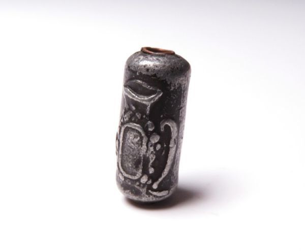 Japan Antique Netsuke shibuichi Ojime Bead inro ojime sagemono rare Meiji era