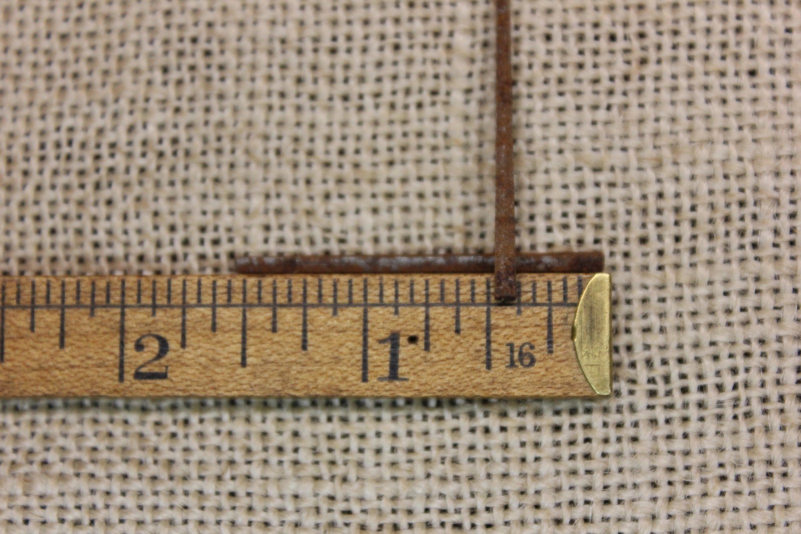 1 1/2” Old Square Headless Nails 25 Real 1850’s Vintage Rustic 5/64” Finish Head
