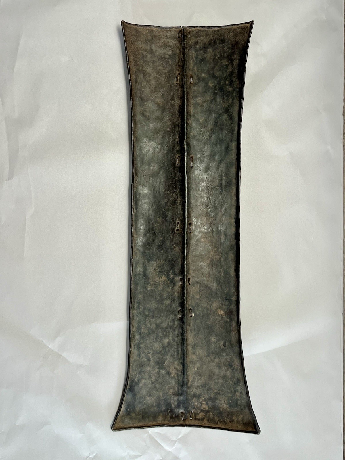 Turkana Tribe of Kenya – Rare Old African Iron Shield – Hunting Warfare. Patina!