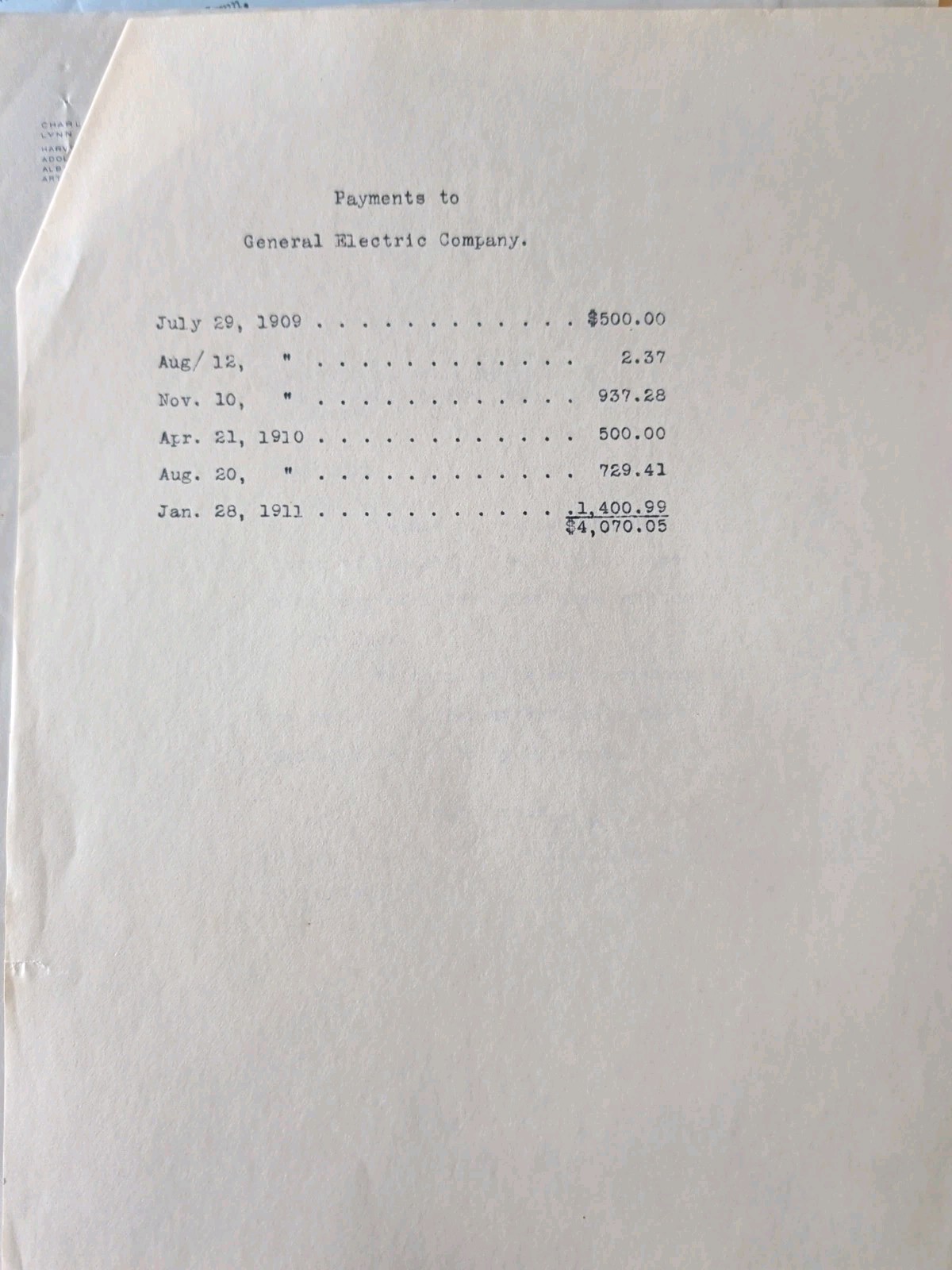 Telephone Rochester Telechronometer Meter Patent Archive 1907-1916 GE Siemens