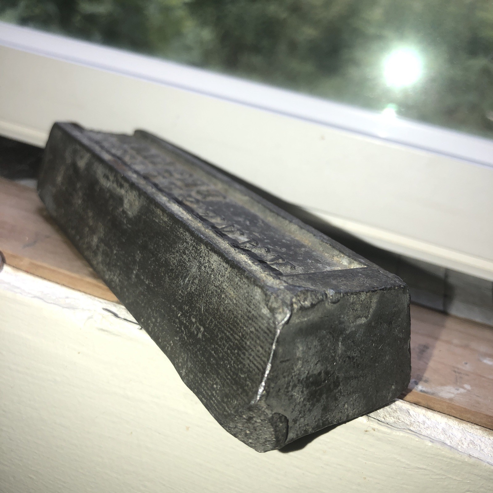 “Antique Kane & Keyser Hardware Co Babbitt Ingot Bar – Belington W. VA. WV Hist.