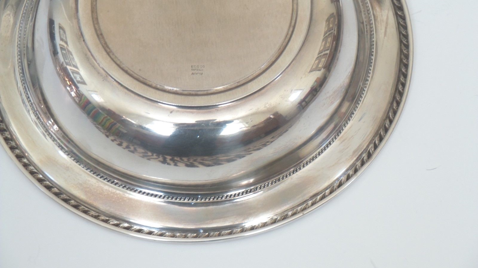 ALVIN Sterling Silver Deep 10″ Fruit Bowl # D 1003, 335 grams