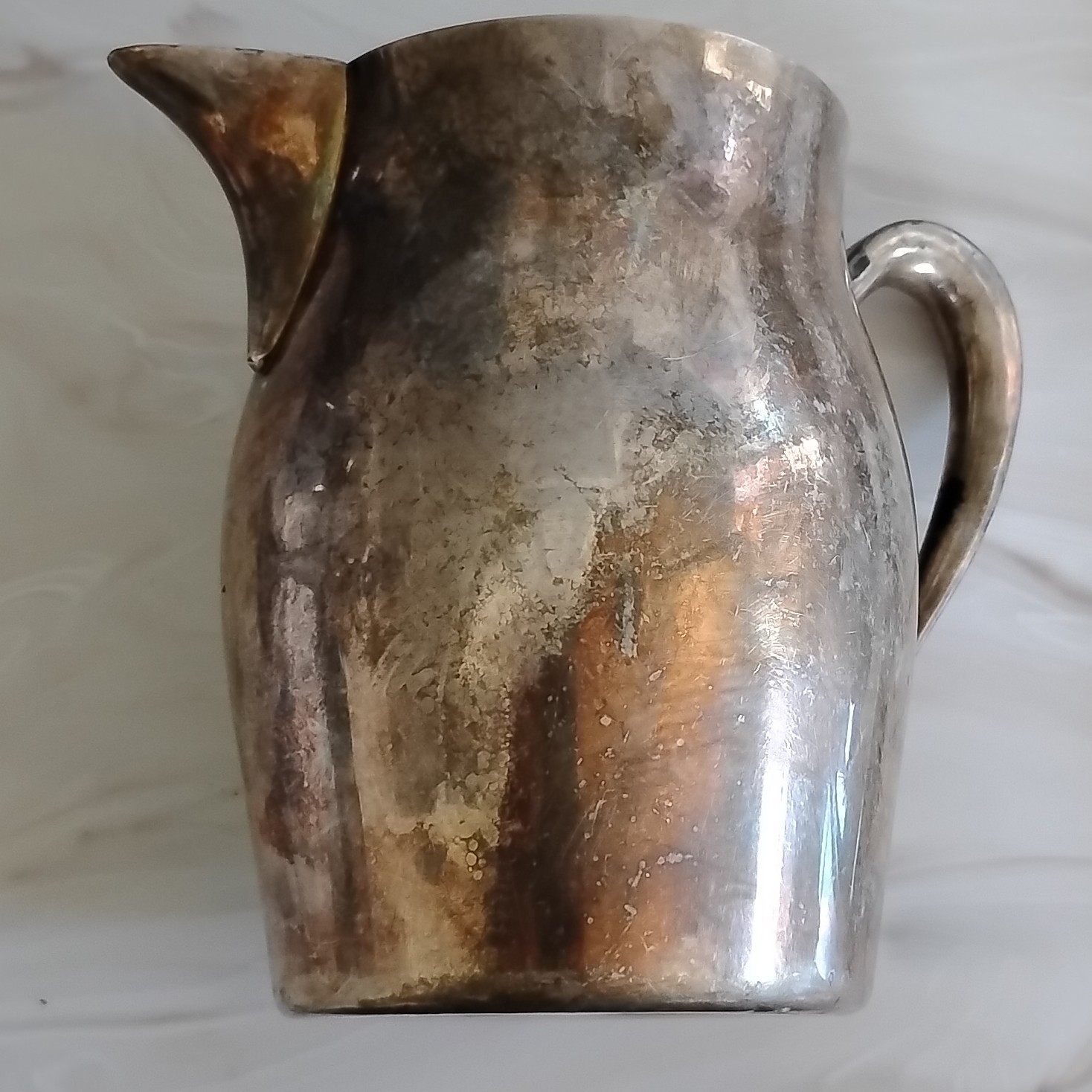 Federal Silver Co. F.P.C. Silverplate Pitcher Jug, Silver Plated Water Pitcher
