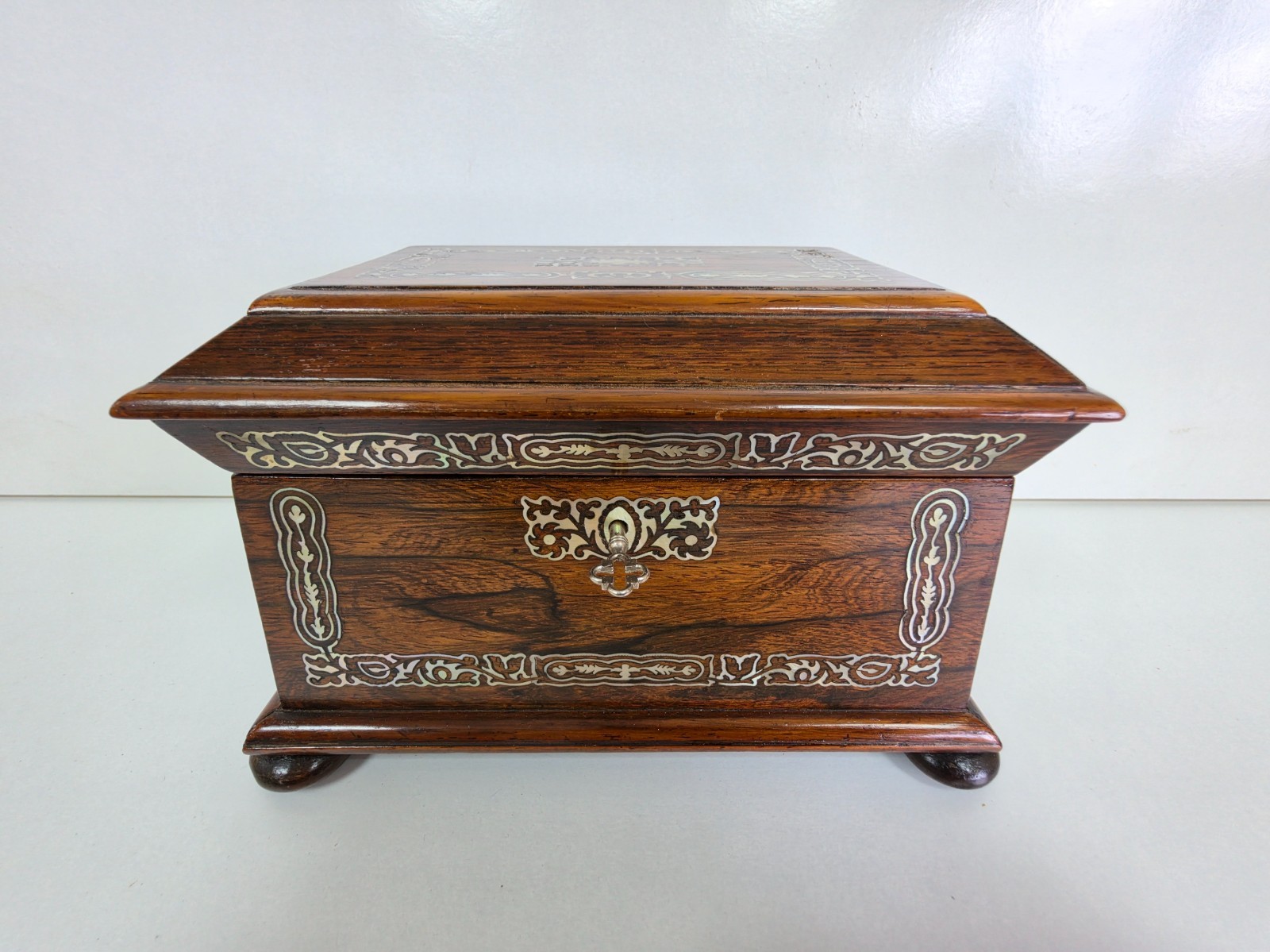Antique Regency Tea Caddy