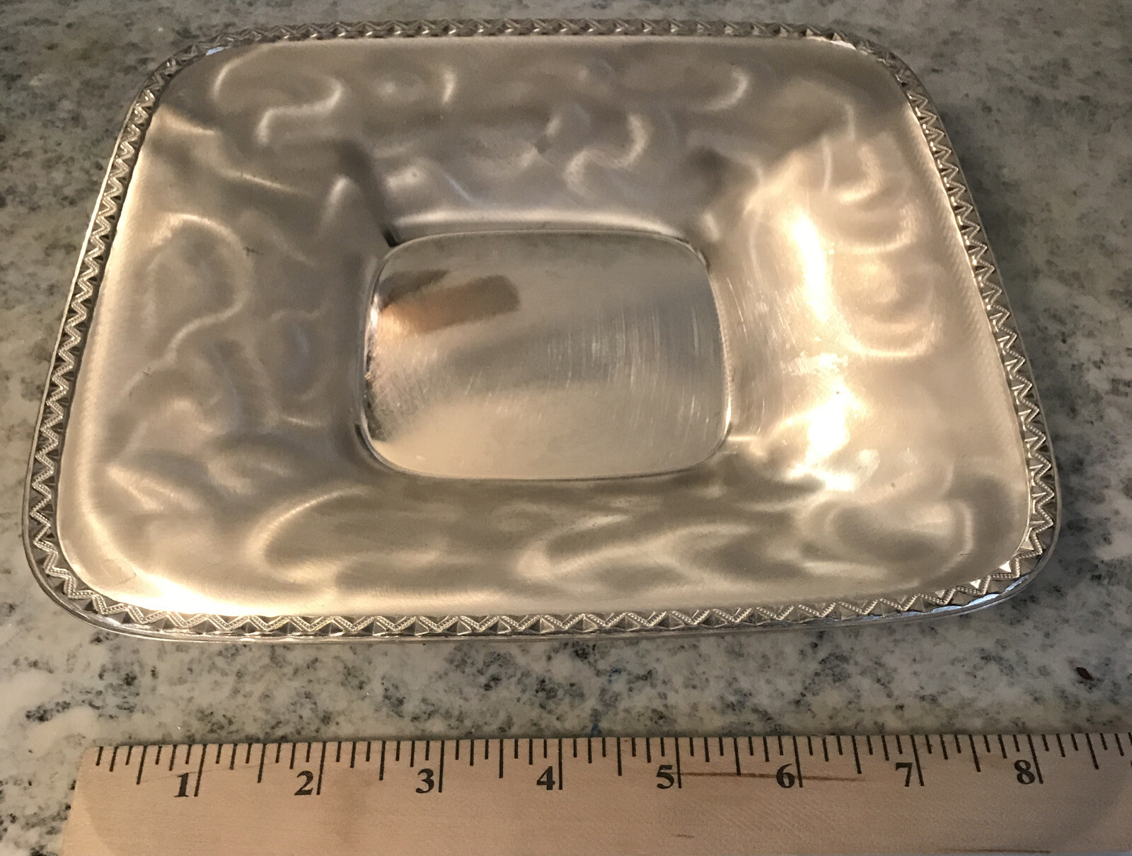 Vtg Caravelle Tarnish Resistant Silver plate 272 By Hoka Made West Germany Foot