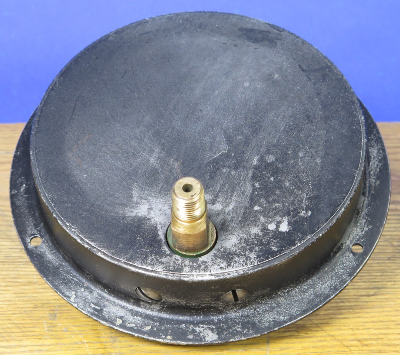 Vtg 6″ Foxboro Vacuum Seal Oil Tank Gauge industrial steampunk pressure meter