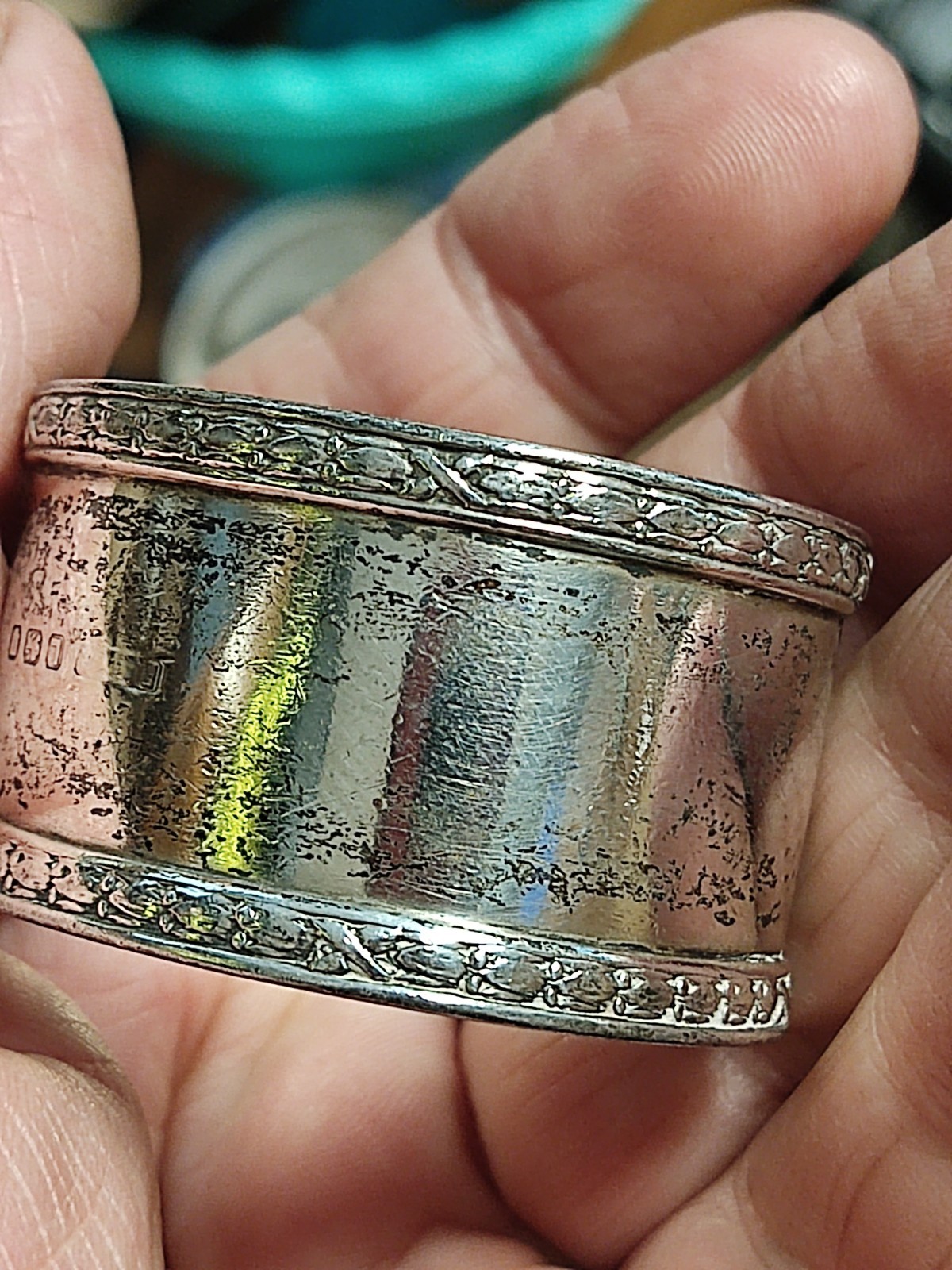 Sterling Silver Napkin Ring – London Hallmark – 35 Grams