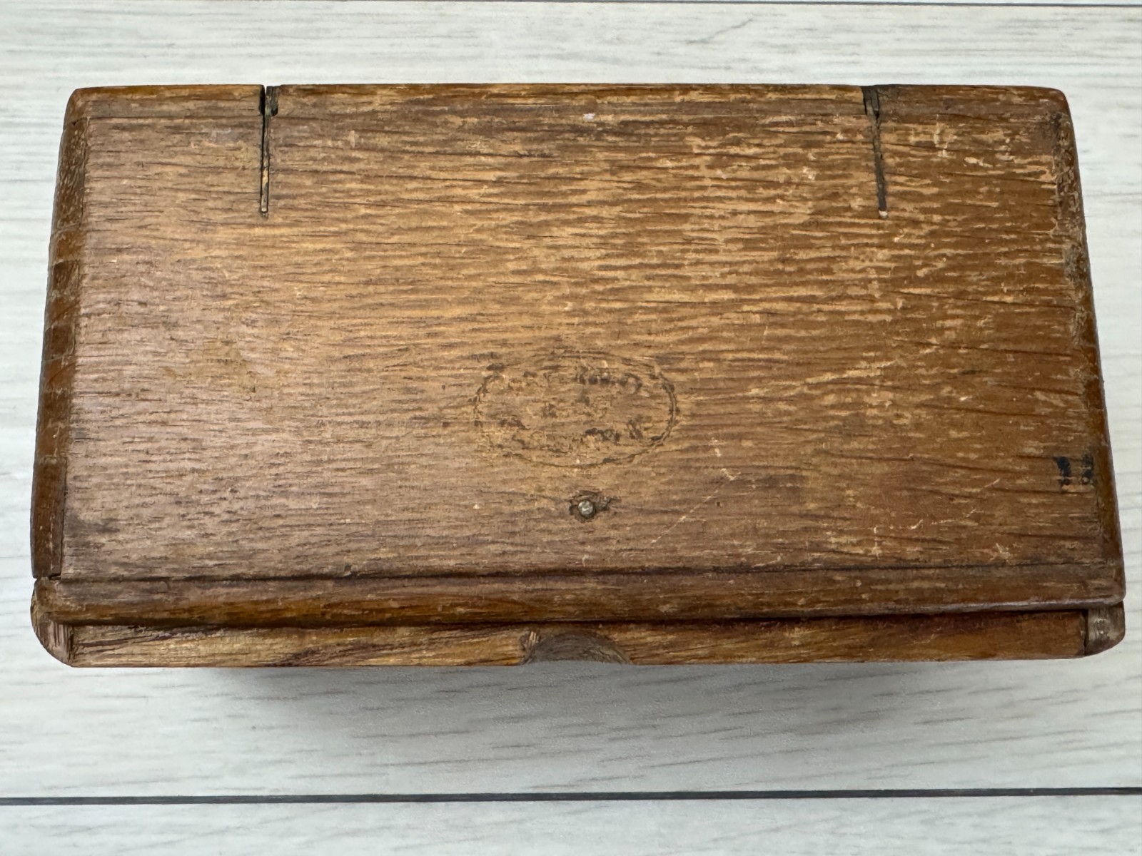 1889 Singer Sewing Machine Attachments in Folding Wooden Puzzle Box