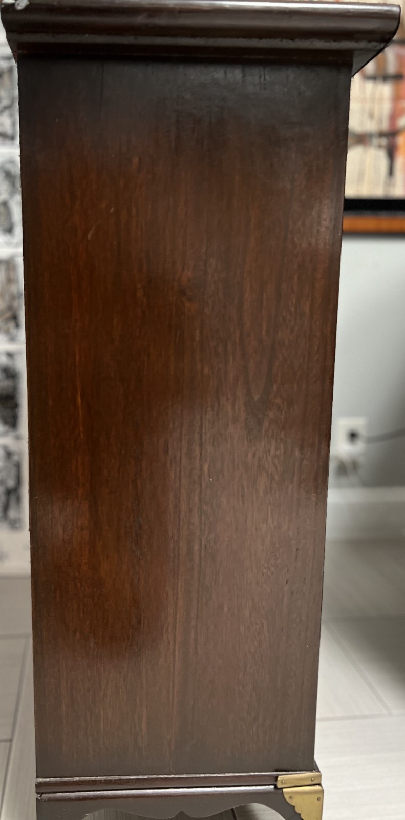 Vintage Oriental Side Table/ Cabinet