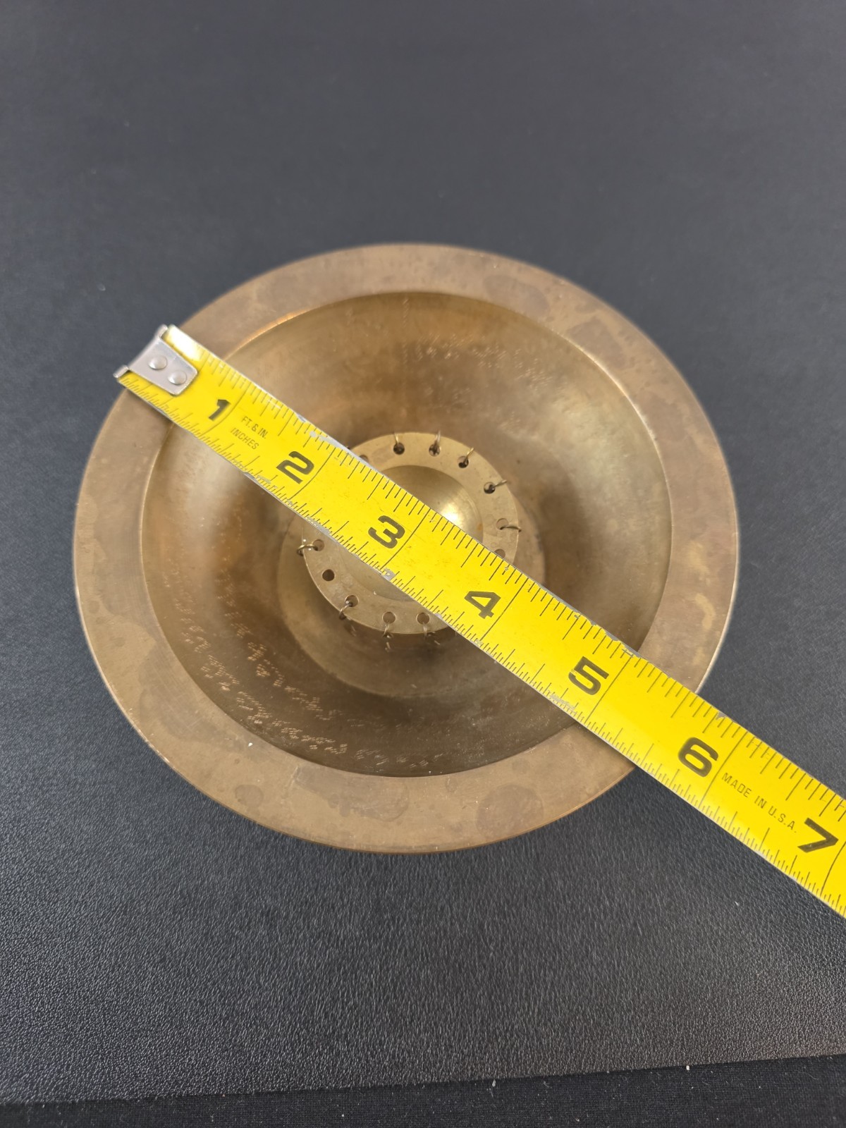 20 Key Antique Islamic Magic Pot Solid Brass Hand-carved 19th Century Missin Key