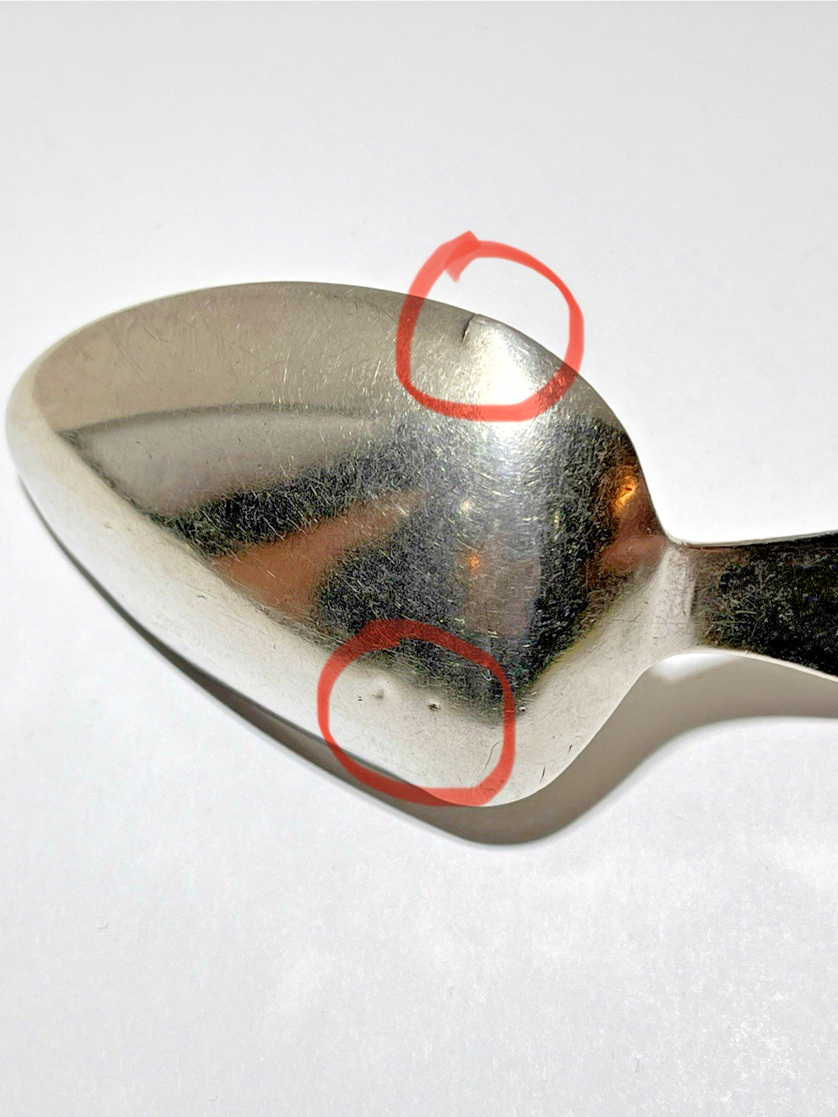 2 Coin Silver Serving Spoons W/Monograms 88.4 Grams