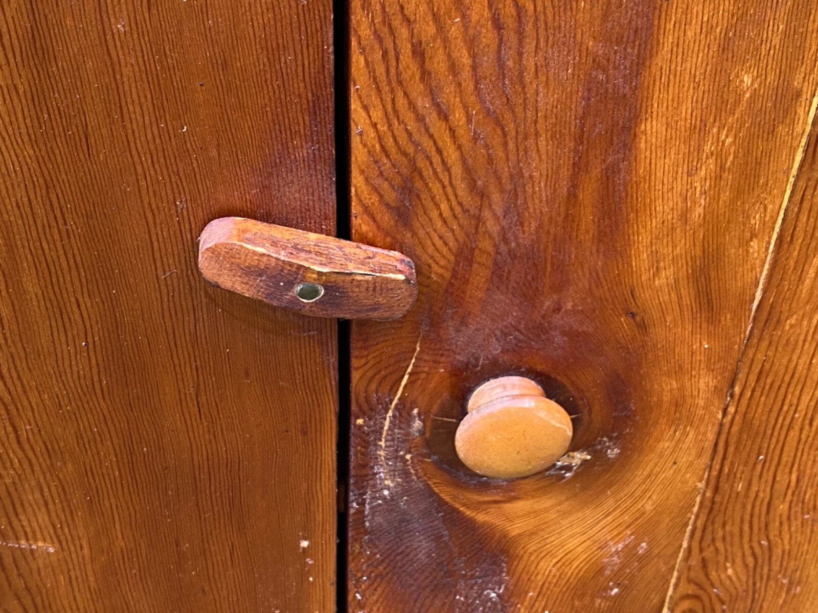 vintage pine cupboard