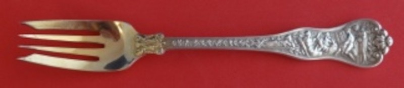 Olympian by Tiffany and Co Sterling Silver Salad Fork 4-Tine GW 6 3/4″