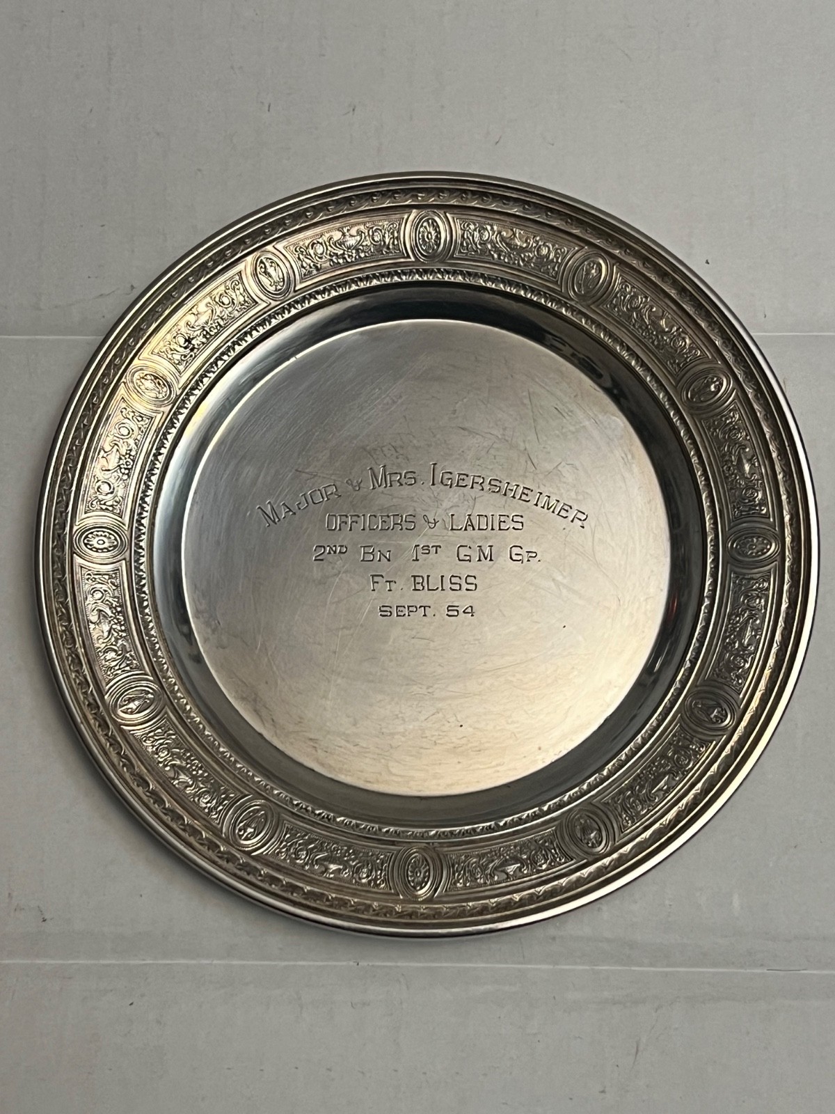 International Silver Wedgwood sterling plate/bowl 6.1 inches
