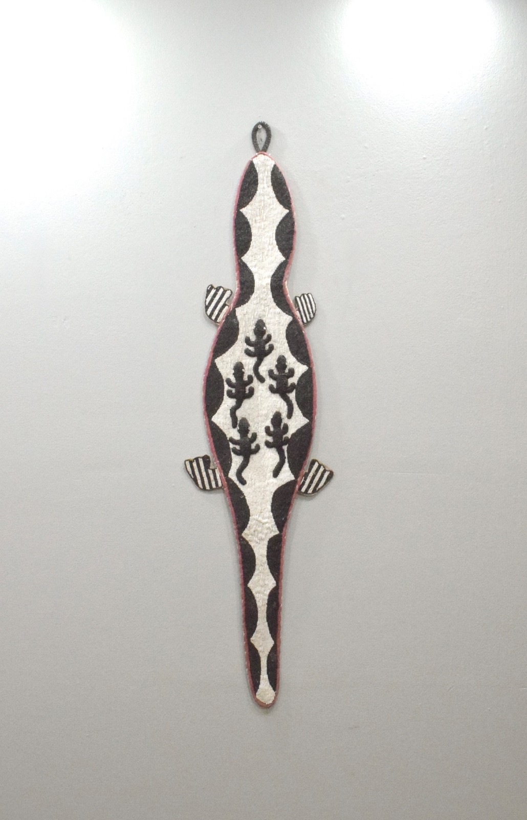 African Yoruba Tribe Beaded Crocadile Belt Sash