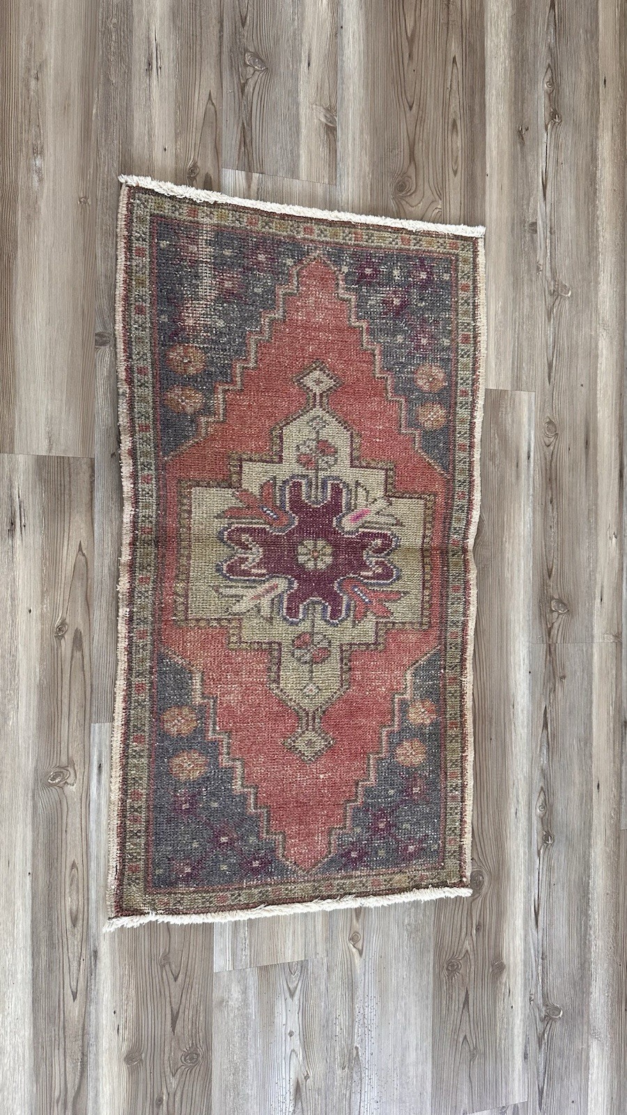 Antique Vintage Turkish Rug