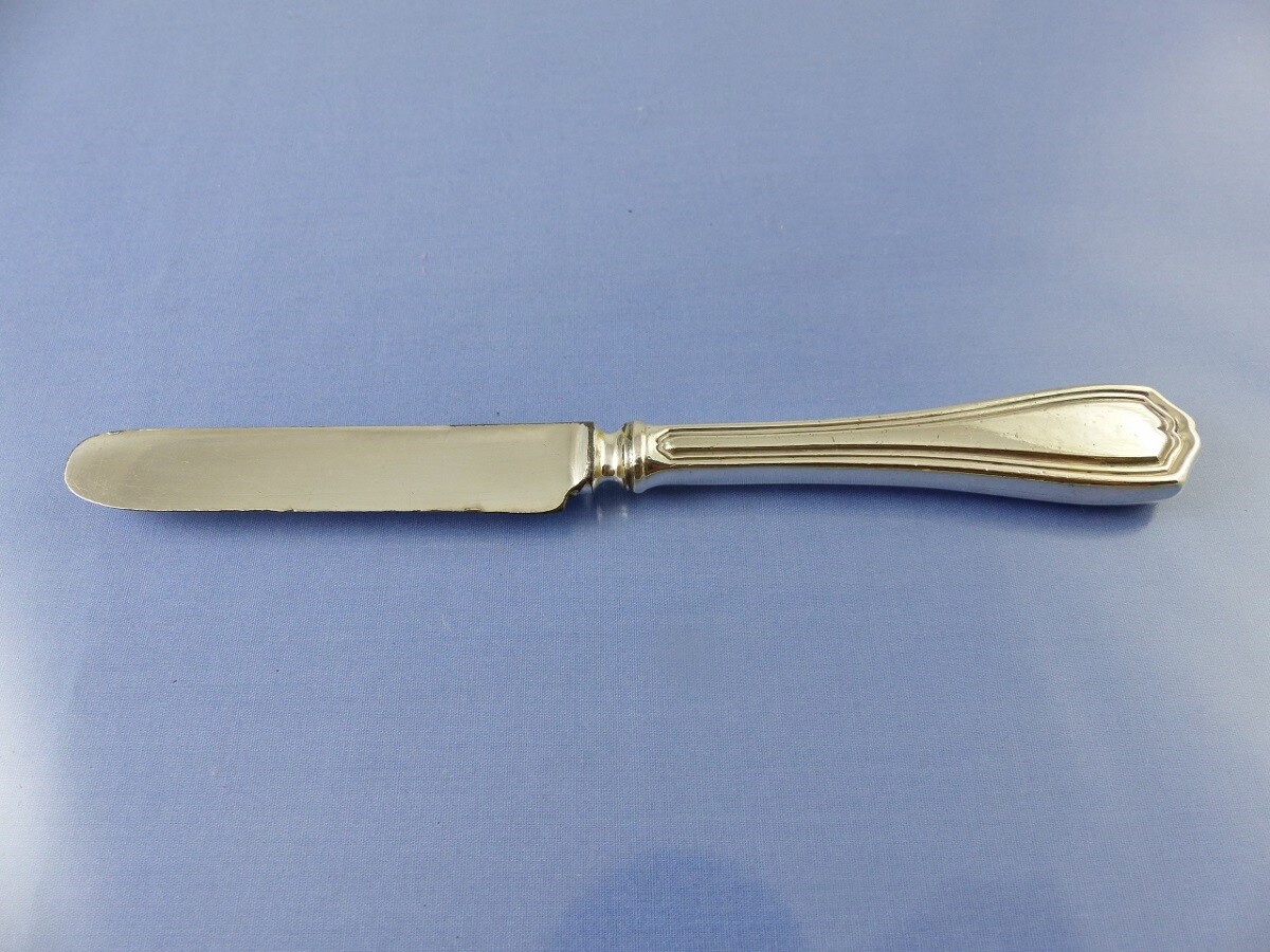 GEORGIAN PLAIN 1914 CHILD KNIFE H H BLUNT PLATED BLADE BIRKS STERING