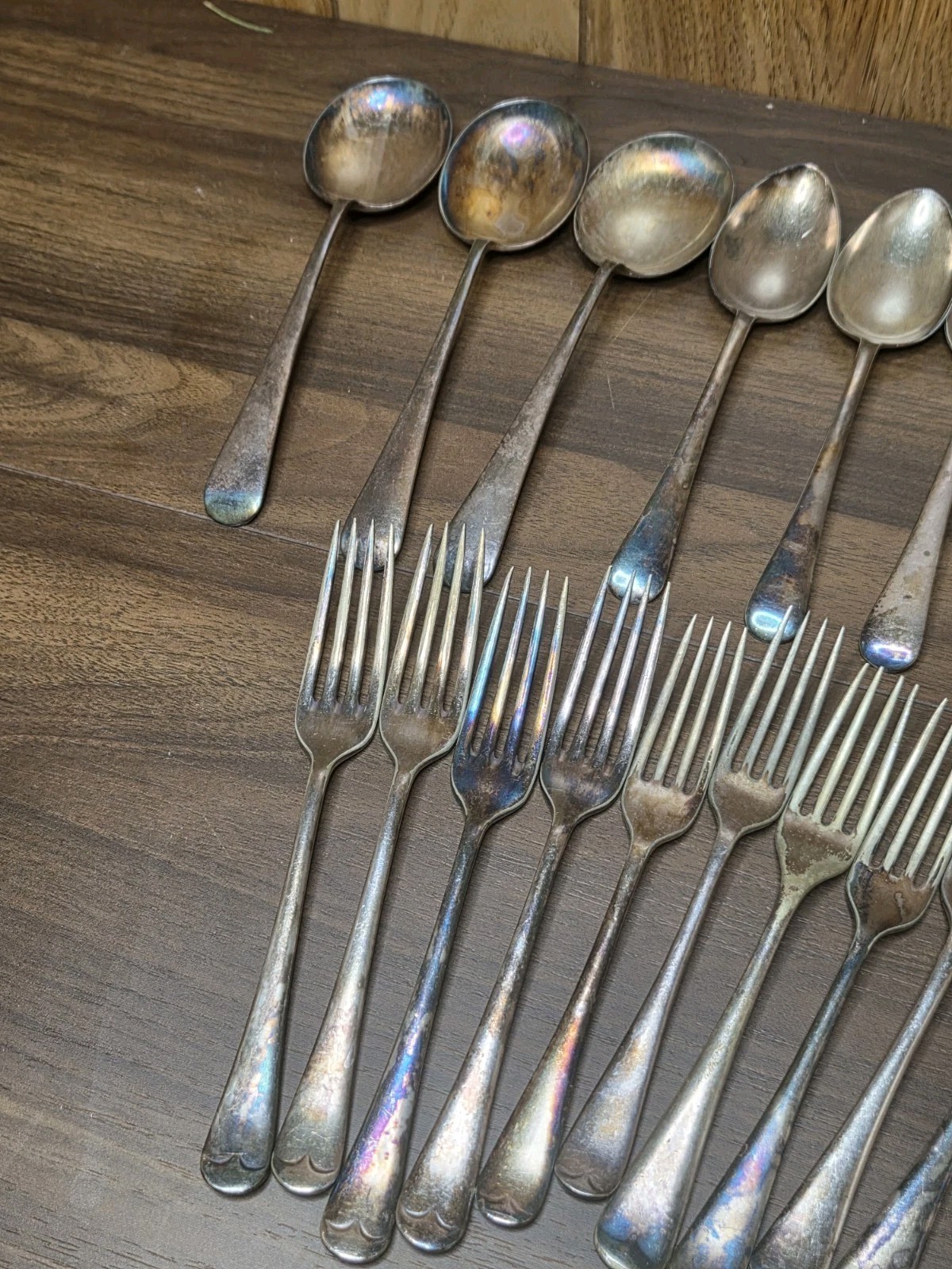 Walter Trickett Flatware Silverware EP Silver Plated Made In England 20 Pieces