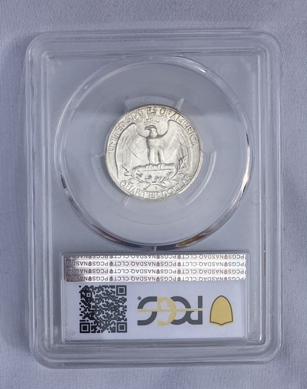 1946-S Washington Silver Quarter Uncirculated MS66 Certified by PCGS
