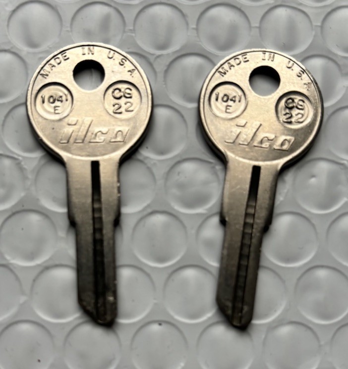 Ilco 1041 E (CG22) Key Blanks Set of 2