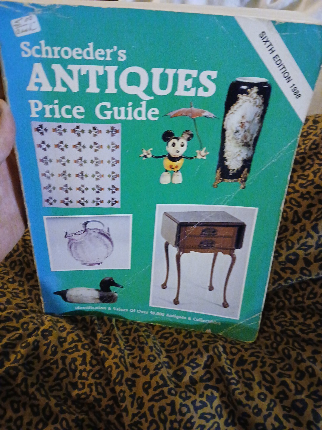 Vintage 1988 6th Edition Schroeders Price Guide Id And Values Of Ovrr 50,000…