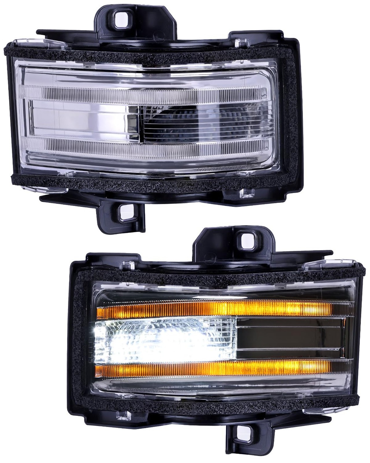 OKLPF Front Mirror Turn Signal Lights Compatible With 2015-2024 Ford F150 F25…