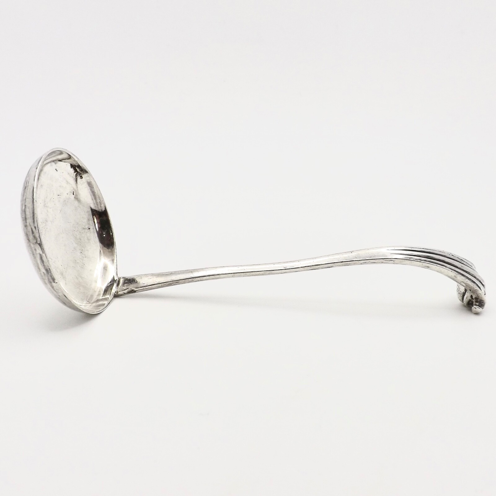 Antique Sterling Silver Small Cream Ladle Spoon 5in 32.5gr