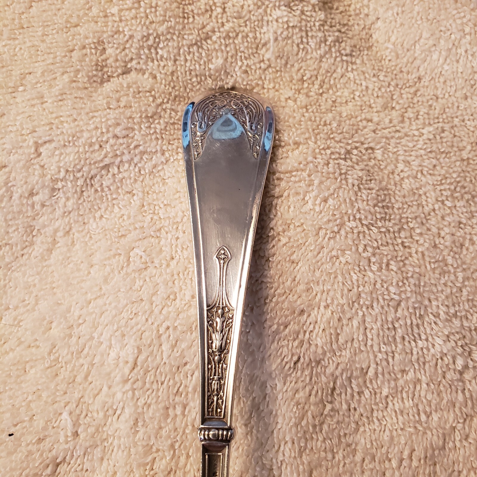 RAPHAEL by GORHAM sterling silver PASTA MACARONI SERVER 11″ GW Blade No Monogram