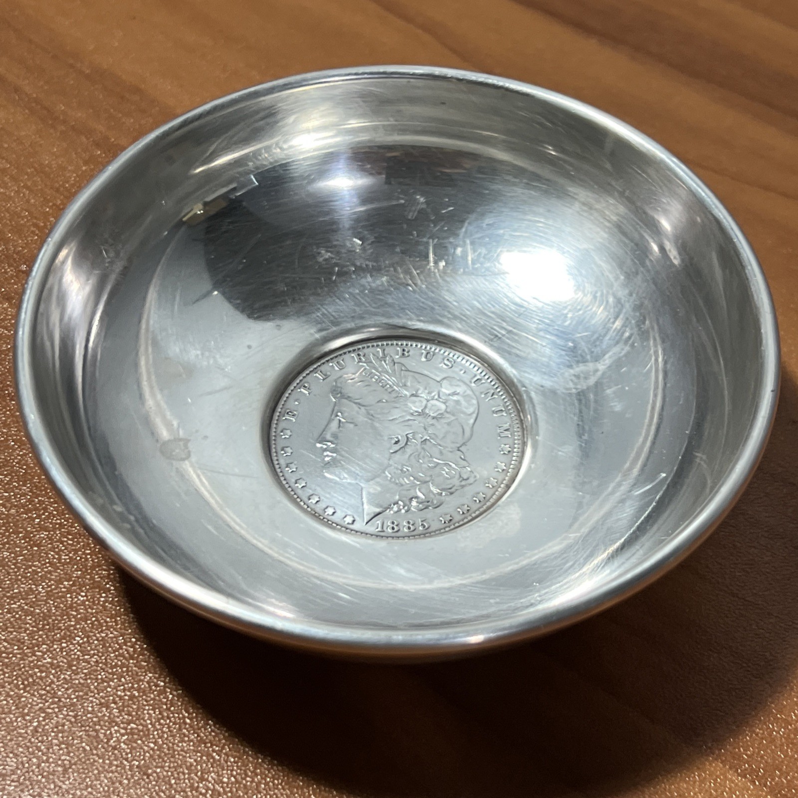 Baldwin & Miller B&M 1885 Morgan Dollar Sterling Silver Bowl #762