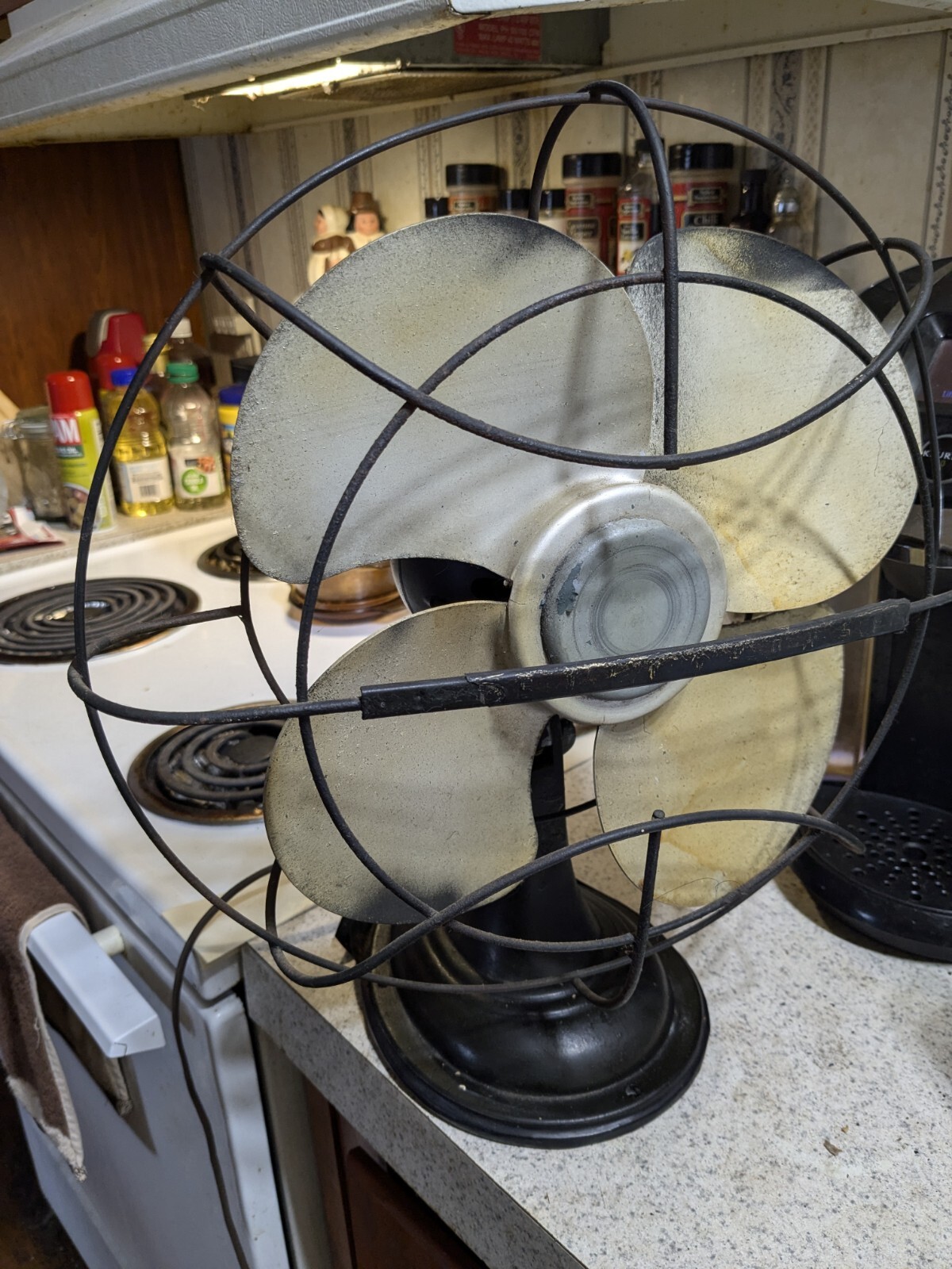 Westinghouse Vintage Fan Table Antique Working Condition