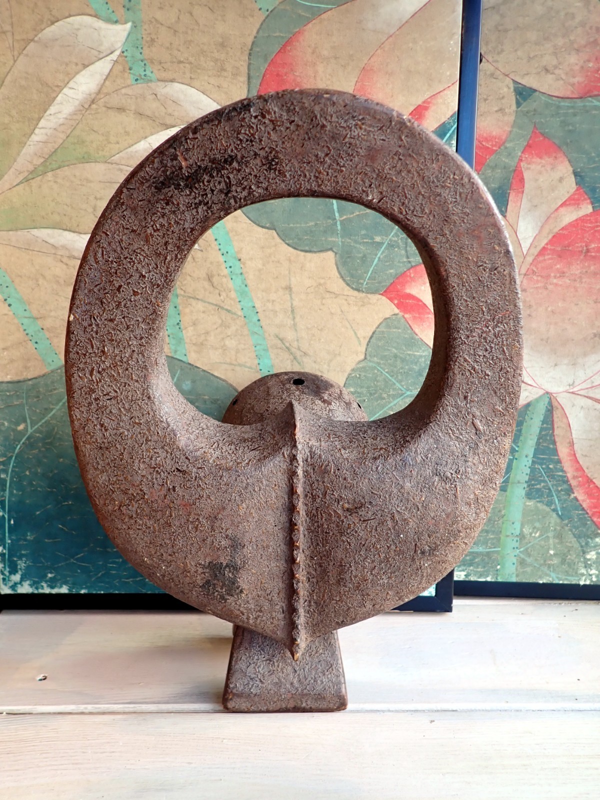 Mama Style Crest Mask Helmet Mask Ceremonial Nigeria Africa Tribal Art 20th C