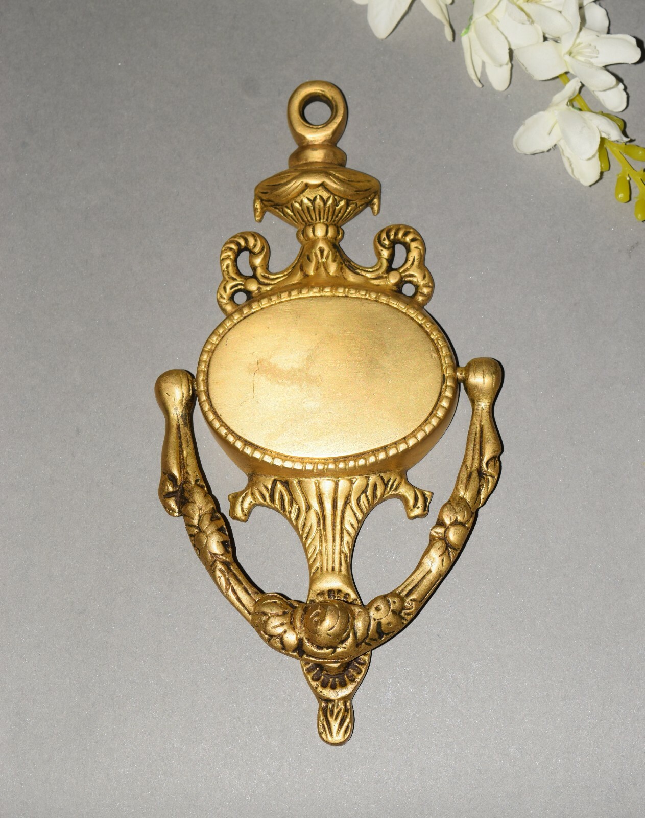 Victorian Brass Doorbell Handmade Antique Design Home Door Knocker MK027