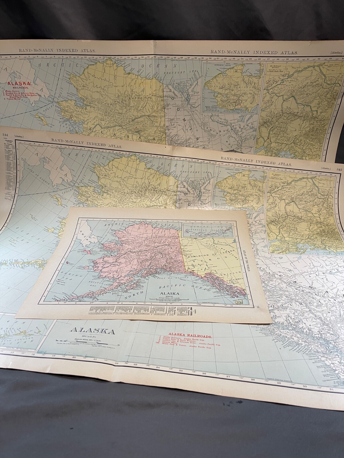 Antique Original Lot of (3) Alaska Before it was a state – 1909 – 1911 – 6095