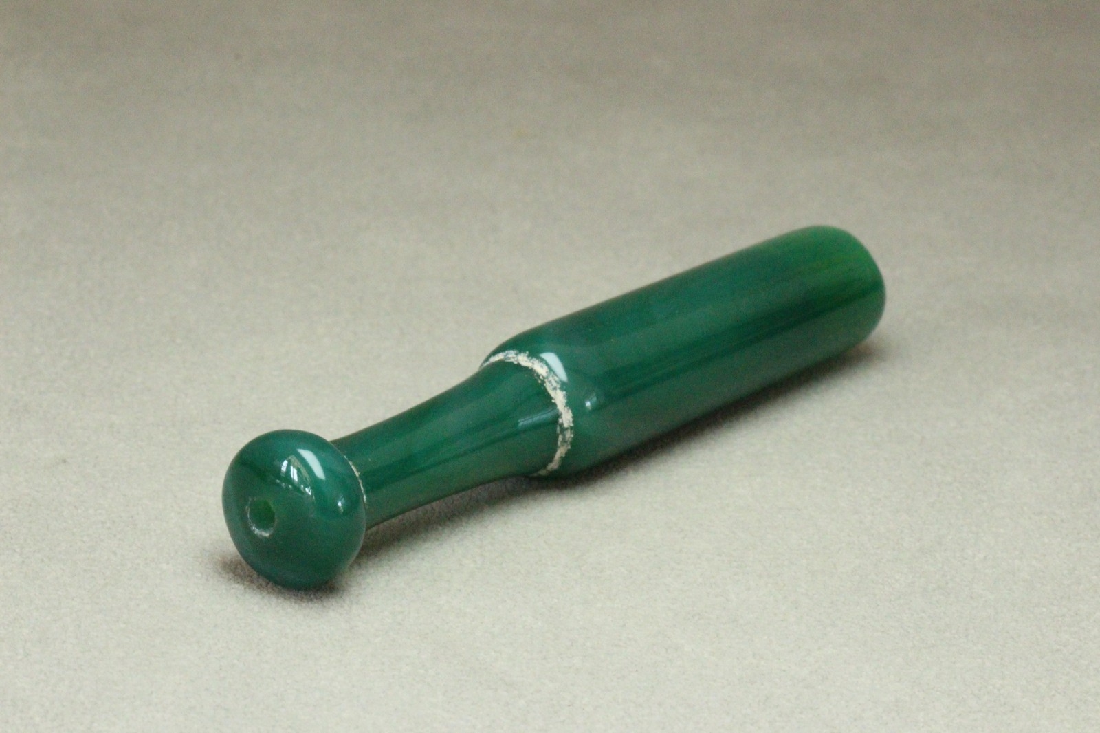 China Natural Green Agate Pipe cigarette Holder Joint Healthy Cigarette Filter