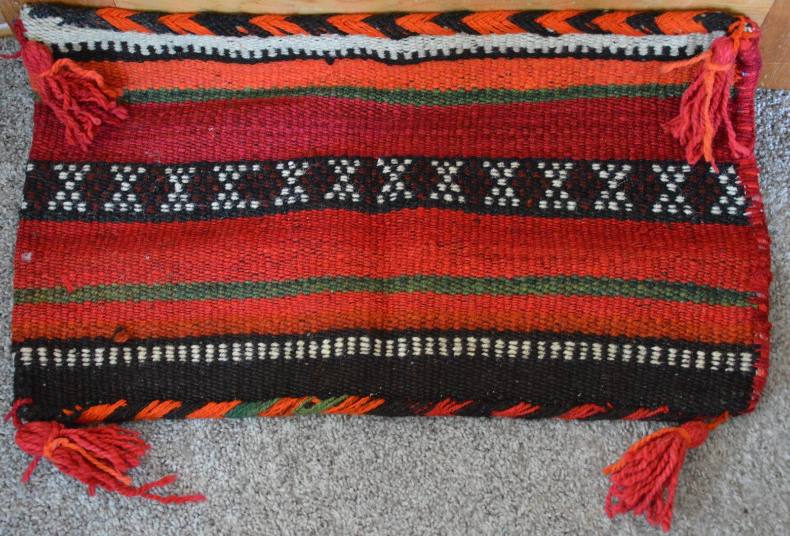 Authentic Kuwaiti Bedouin Weaving Cushion Hand made on Loom