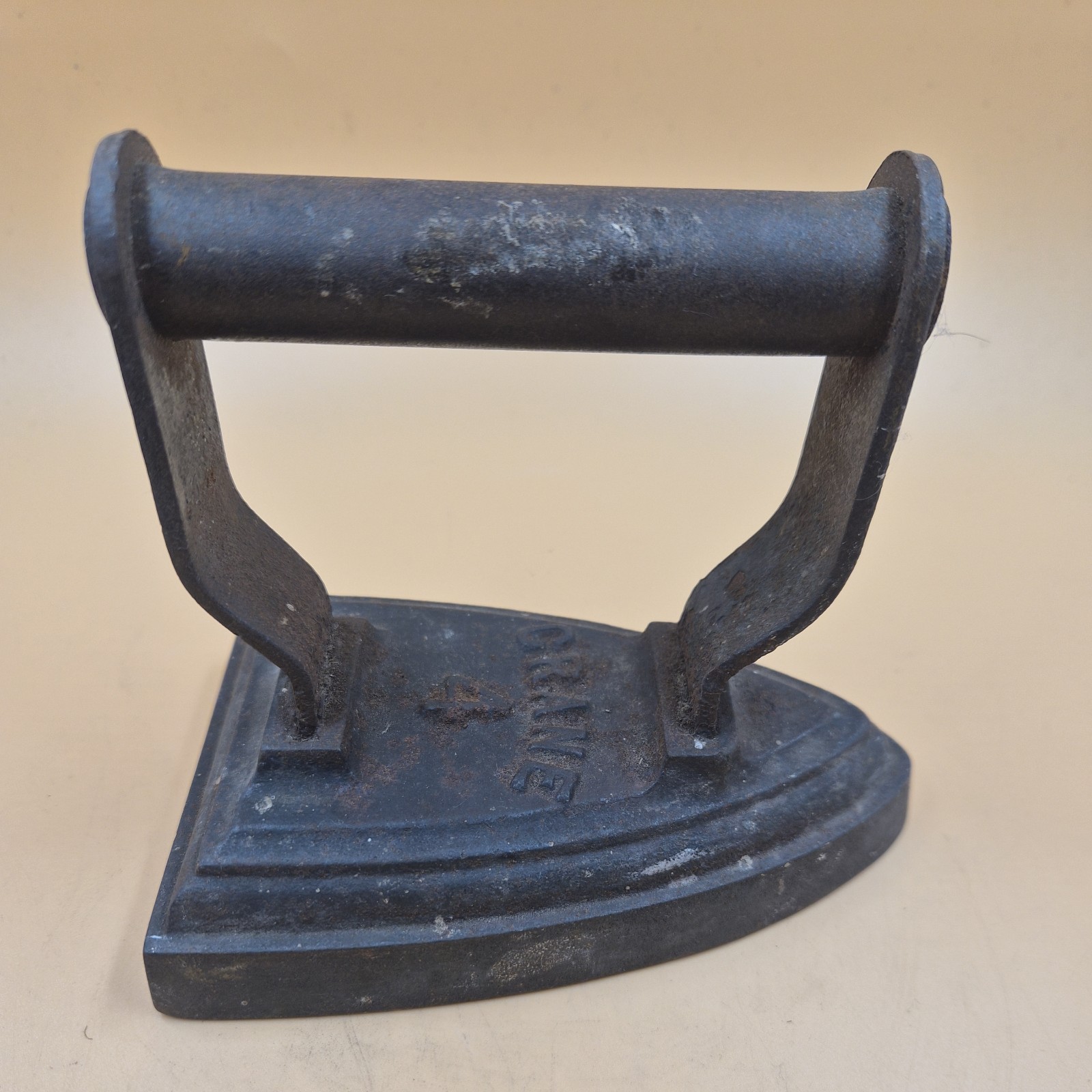 Antique Cast Iron Flat Iron/Sad Iron Crane 4 rustic mancave.